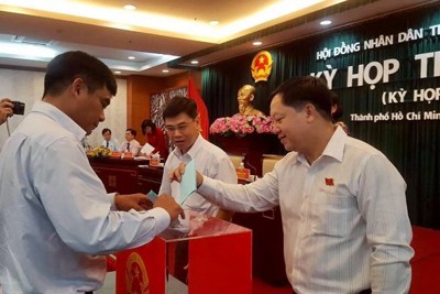 Kết quả lấy phiếu tín nhiệm các chức danh chủ chốt của TP Hồ Chí Minh: Giám đốc Sở Du lịch có số phiếu tín nhiệm thấp nhiều nhất