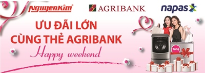 Ưu đãi cho chủ thẻ Agribank tại Nguyễn Kim