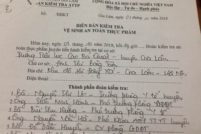 Học sinh Trường Tiểu học Cao Bá Quát có biểu hiện sốt, đau bụng: Khả năng do cúm mùa