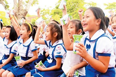 Hà Nội: Triển khai hiệu quả Chương trình Sữa học đường