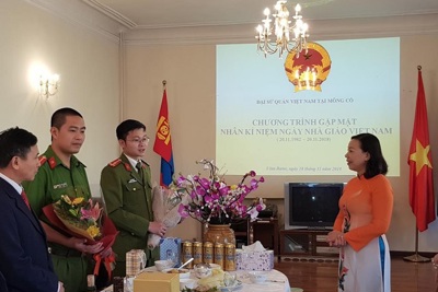 Tri ân nhà giáo Việt Nam ở Ulan Bator