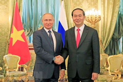 Tổng thống Nga Putin: Ký ức về Chủ tịch Trần Đại Quang sẽ còn mãi