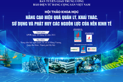 Hội thảo khoa học “Nâng cao hiệu quả quản lý, khai thác, sử dụng và phát huy các nguồn lực của nền kinh tế”