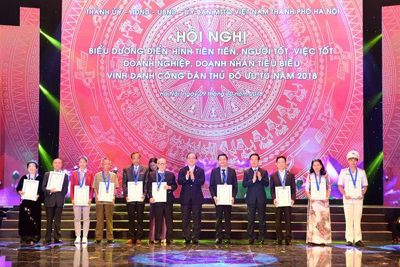 Hà Nội: Biểu dương người tốt, việc tốt, DN, doanh nhân tiêu biểu, Công dân Thủ đô ưu tú năm 2018