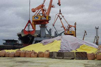 Di dời 40.000 tấn lưu huỳnh khỏi cảng Hải Phòng