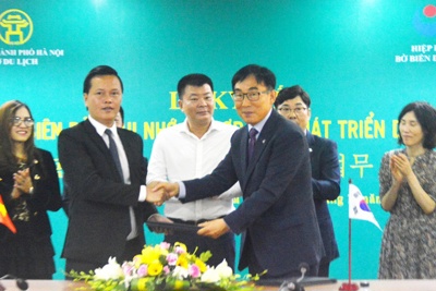 Hà Nội đẩy mạnh hợp tác với Hiệp hội Xúc tiến du lịch khu vực bờ biển đông Hàn Quốc