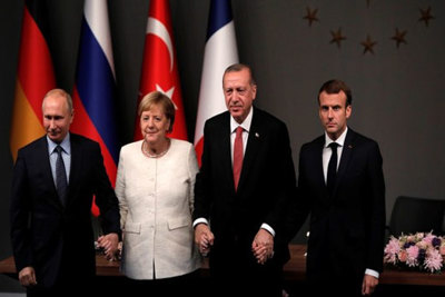Thế giới trong tuần: Thượng đỉnh Nga-Thổ Nhĩ Kỳ-Đức-Pháp kêu gọi kéo dài lệnh ngừng bắn tại Syria