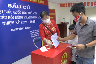 Công tác bầu cử ở cụm dân cư đông nhất Hà Nội
