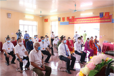 Hà Nội: Xã Đồng Tâm, huyện Mỹ Đức rộn ràng cờ hoa, cử tri hân hoan trong “Ngày hội non sông”