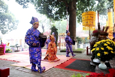 Cận cảnh Lễ dâng hương Khai Xuân tại Hoàng thành Thăng Long