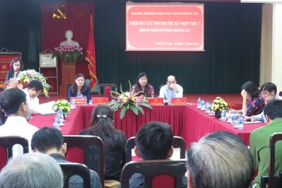 Cử tri huyện Thanh Trì quan tâm đến lĩnh vực môi trường