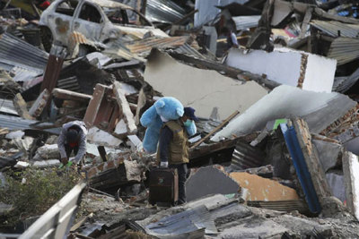 "Sốc" với số người vẫn mất tích do thảm họa động đất - sóng thần tại Indonesia