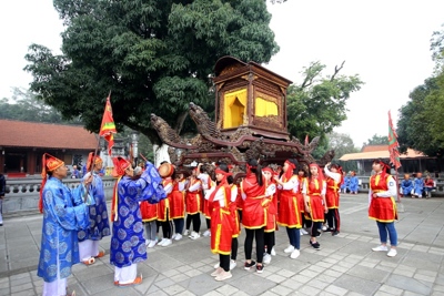 Ngày mai (21/2), Lễ hội đền Hai Bà Trưng nhận danh hiệu Di sản văn hóa phi vật thể quốc gia