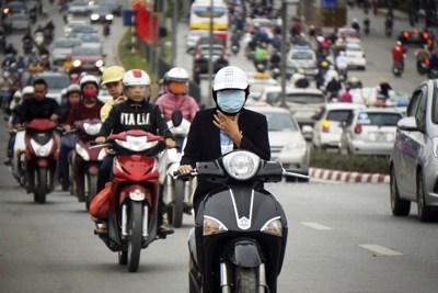 Điều kiện thời tiết khiến chất lượng không khí tại Hà Nội liên tục thay đổi
