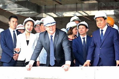 [Video] Thủ tướng Australia thăm đường đua F1 tại Hà Nội