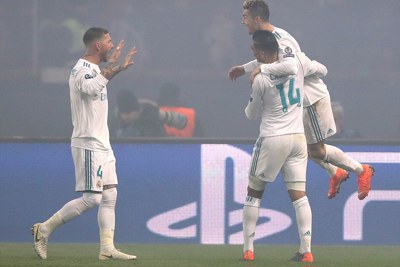 Real lần thứ 8 liên tiếp góp mặt ở vòng tứ kết Champions League