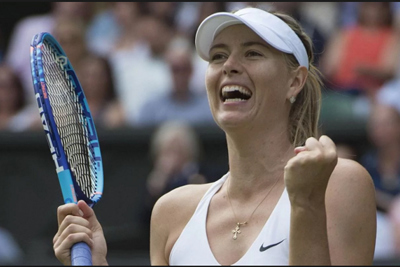 Bảng xếp hạng ATP Tennis: Sharapova trở lại top 90