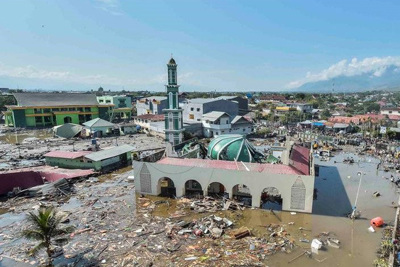 Những hình ảnh ám ảnh về thảm họa động đất, sóng thần ở Indonesia