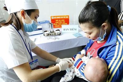 Hơn 4,28 triệu trẻ em sẽ được tiêm bổ sung vắcxin sởi-rubella