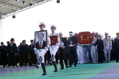 Hình ảnh lễ an táng Chủ tịch nước Trần Đại Quang tại Ninh Bình
