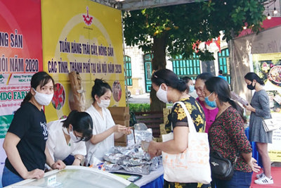 Tuần hàng trái cây và nông sản thúc đẩy tiêu dùng hàng Việt