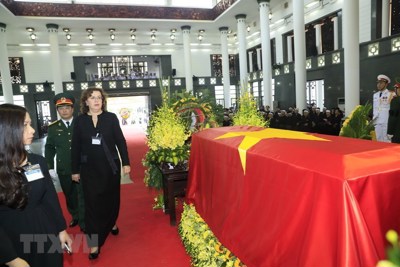 [Ảnh] Các đoàn nước ngoài viếng Chủ tịch nước Trần Đại Quang
