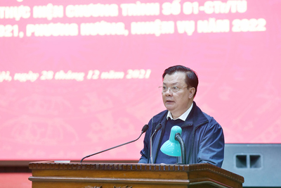 Bí thư Thành ủy Hà Nội Đinh Tiến Dũng: Tập trung xây dựng, nâng cao chất lượng đội ngũ cán bộ các cấp