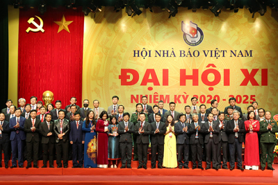 52 thành viên Ban Chấp hành Hội Nhà báo Việt Nam khóa XI, nhiệm kỳ 2020-2025