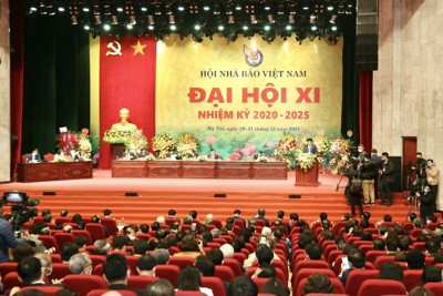 Chùm ảnh: Đại hội đại biểu toàn quốc Hội Nhà báo Việt Nam lần thứ XI, nhiệm kỳ 2020 – 2025