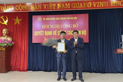 Ông Nguyễn Chí Cường được bổ nhiệm làm Giám đốc Ban Quản lý dự án giao thông Hà Nội