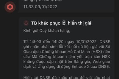 Hệ thống lại đơ, HOSE nhận lệnh “khẩn trương giải thích với báo chí”