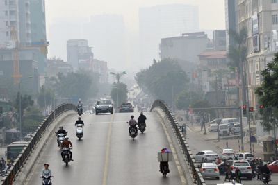 Ngày đầu tuần, chất lượng không khí tại Hà Nội diễn biến phức tạp