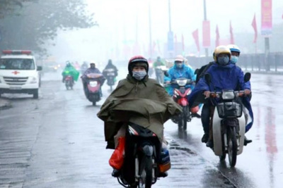 Không khí lạnh tràn về, Hà Nội rét đậm kèm mưa