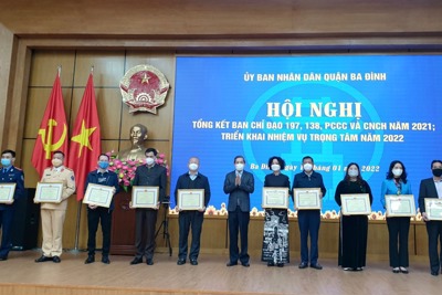 Quận Ba Đình: Đẩy mạnh mô hình điểm về an toàn PCCC