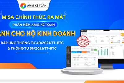 MISA ra mắt phần mềm kế toán cho hộ kinh doanh