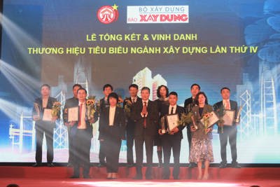 Nhiều doanh nghiệp được vinh danh thương hiệu tiêu biểu ngành Xây dựng