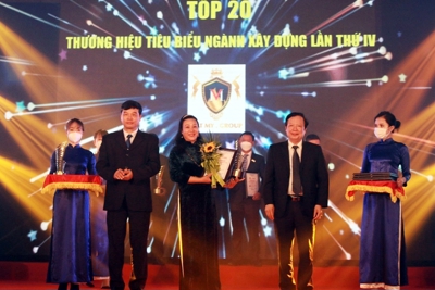 Tập đoàn Việt Mỹ nhận danh hiệu doanh nghiệp tiêu biểu ngành xây dựng Việt Nam