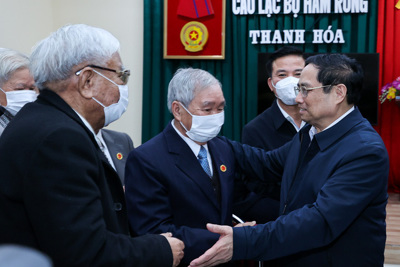 Thủ tướng Chính phủ Phạm Minh Chính thăm và chúc Tết tại tỉnh Thanh Hóa