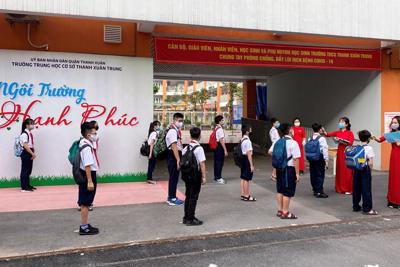 Quận Thanh Xuân: Chuẩn bị điều kiện đón học sinh trở lại trường