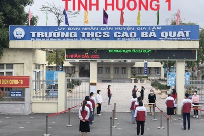 Gia Lâm sẵn sàng đón học sinh trở lại trường ngay sau Tết Nguyên đán