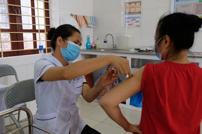 Hơn 9.000 trẻ từ 5-11 tuổi tại huyện Sóc Sơn được tiêm vaccine phòng Covid-19