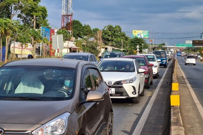 Đồng Nai: Tiếp tục kẹt xe đoạn ngã 3 Dầu Giây và Long Khánh