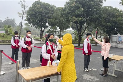 Huyện Gia Lâm đảm bảo an toàn trong ngày đầu học sinh trở lại trường 