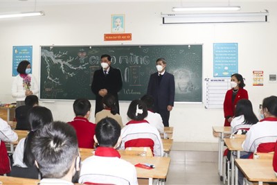 Hơn 13.000 học sinh huyện Gia Lâm trở lại học trực tiếp tại trường