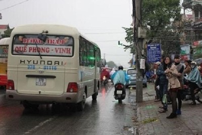 Nghệ An - Hà Tĩnh: Dừng một số tuyến vận tải hành khách 