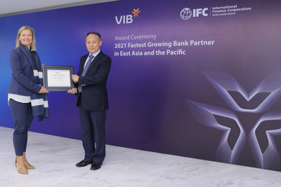 VIB nhận giải thưởng Ngân hàng tăng trưởng nhanh nhất trong hoạt động tài trợ thương mại khu vực Đông Á và Thái Bình Dương