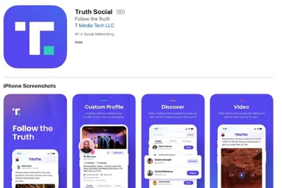 Ứng dụng Truth Social đã có mặt trên iOS
