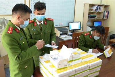 Thái Bình: Thu giữ 1.000 bộ kit test nhanh Covid-19 không rõ nguồn gốc 