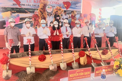 Kiên Giang: Khởi công xây dựng cây cầu nối đôi bờ Đông-Tây huyện An Biên