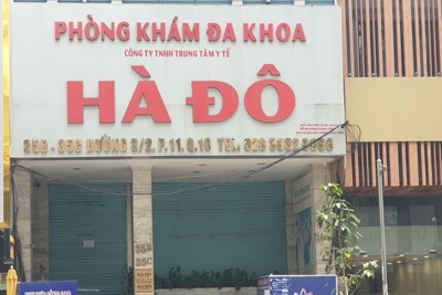 TP Hồ Chí Minh: Phòng khám đa khoa Hà Đô bị phạt 200 triệu đồng 